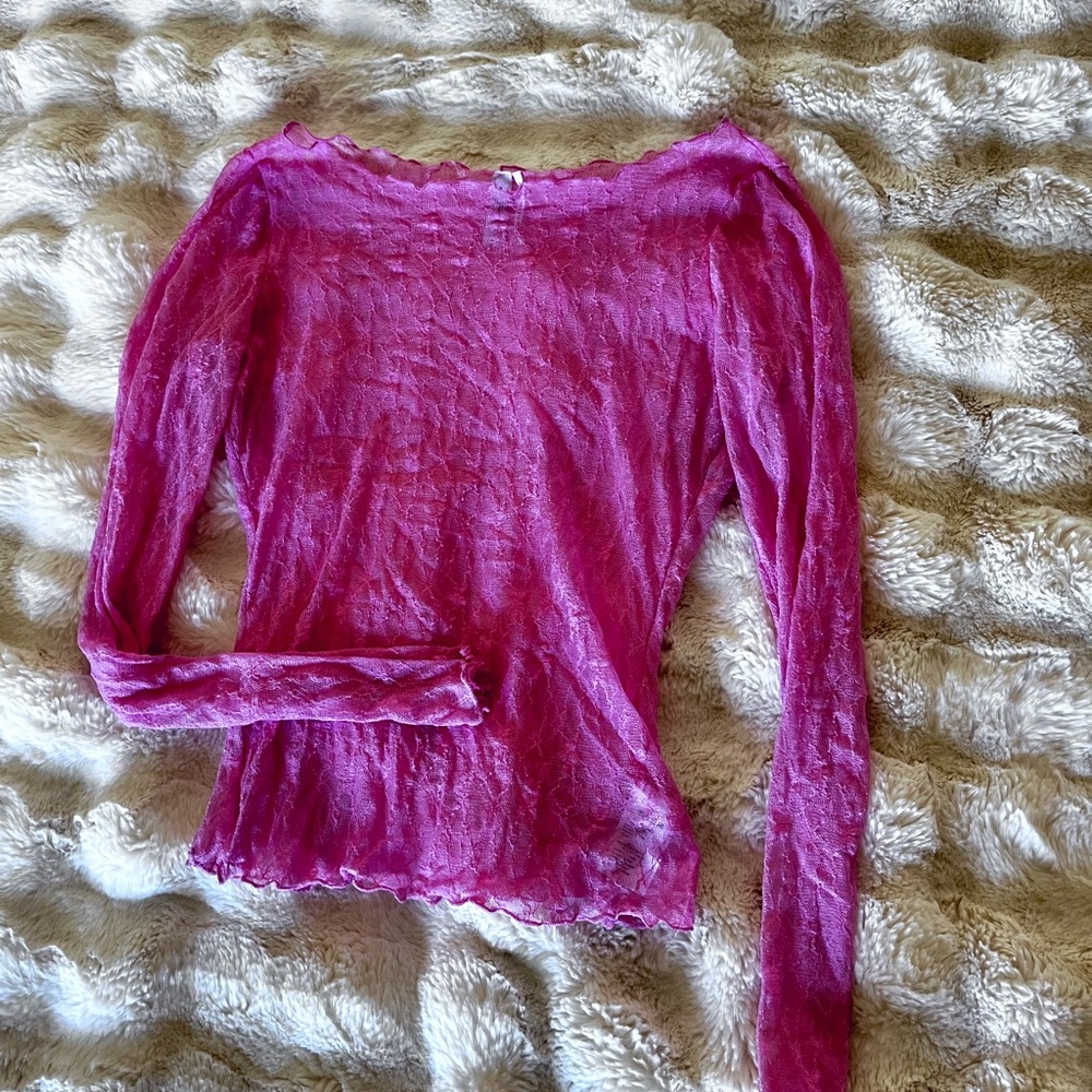 Sheer Lace Top
